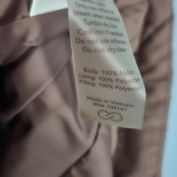 CALIA by Carrie Underwood Women's Dusty Purple Puffer Vest XL NWOT - Picture 4 of 4